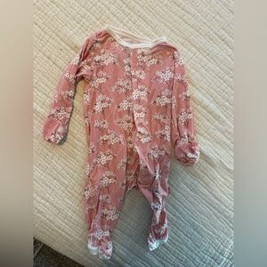 Magnetic Me Pink Floral Baby Outfit